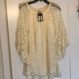 Brand New Cream Lace Top